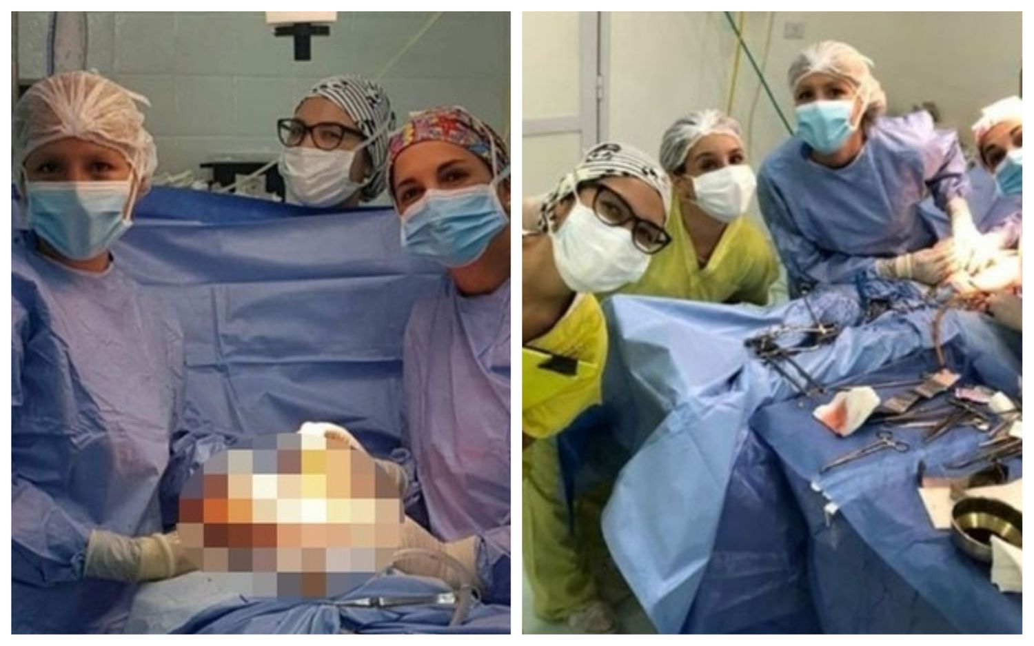Capilla del Señor: Suspenden a un equipo médico que se sacó selfies en plena operación