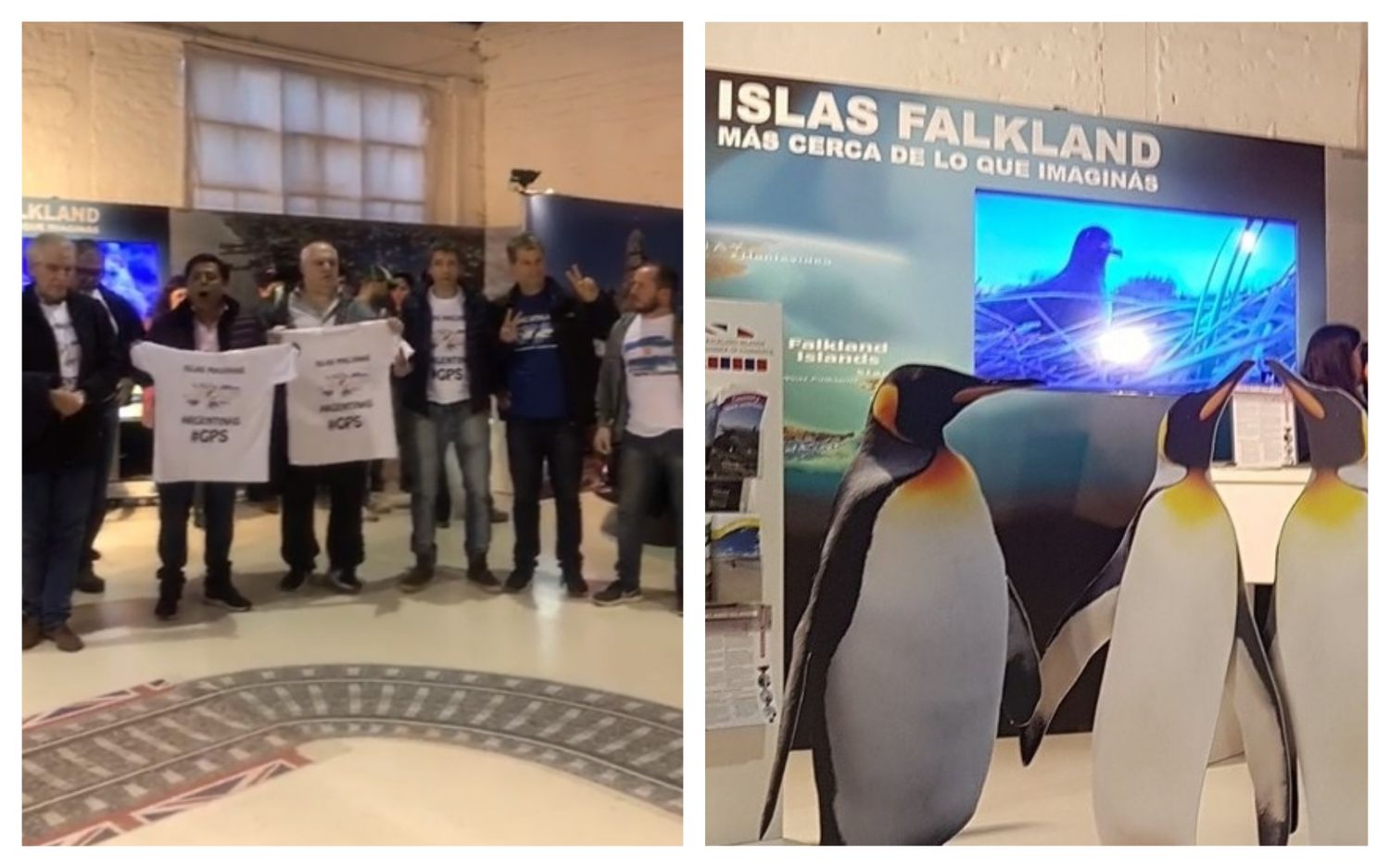 Malvinas: Así fue el escrache de ex combatientes de La Plata a una expo de Uruguay