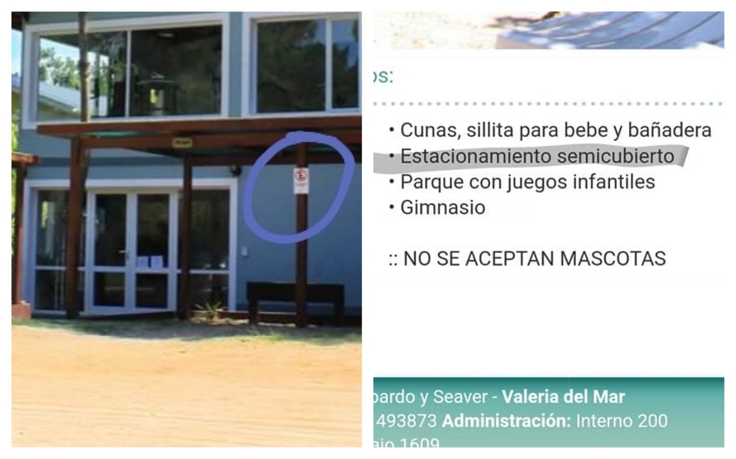 Escándalo en Pinamar: Una concejal se armó cocheras privadas para su hotel en plena calle