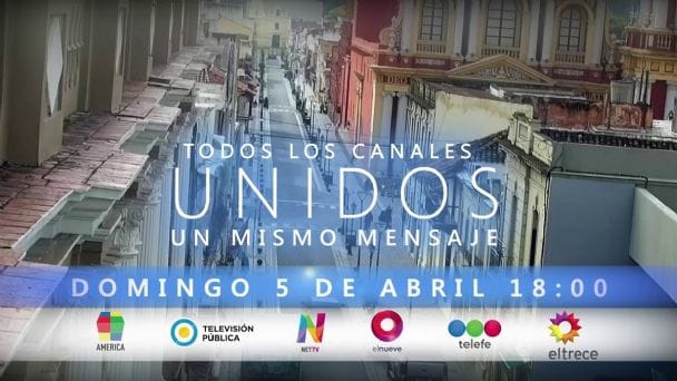 Coronavirus: "Unidos por Argentina", el programa "teletón" que transmiten todos los canales de TV