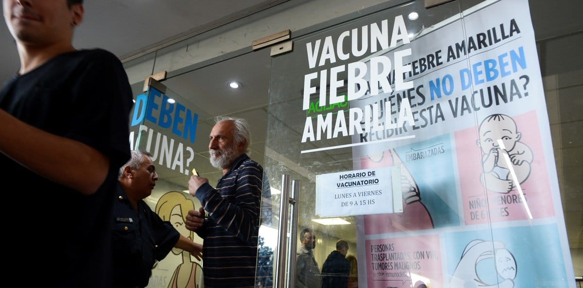 Dónde se vacuna contra la fiebre amarilla en Provincia de Buenos Aires