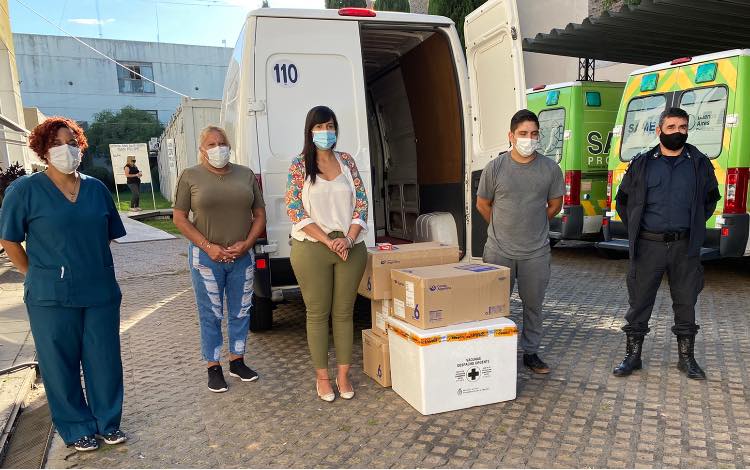 Vacunación Covid: Llegaron más de 4.000 dosis a San Nicolás y se llegaría a las 15 mil personas inoculadas