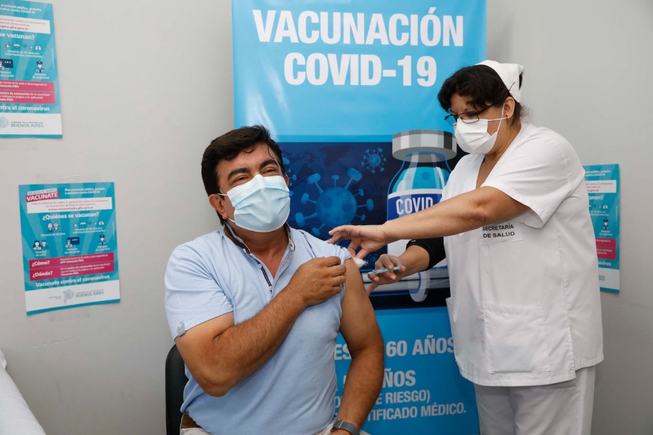 La Matanza: “Es un orgullo que en un hospital público municipal se esté aplicando la vacuna”, dijo su intendente