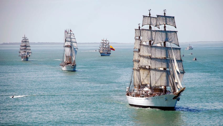Velas Latinoamérica 2022: Se viene el Desfile de grandes veleros en las costas de Mar del Plata