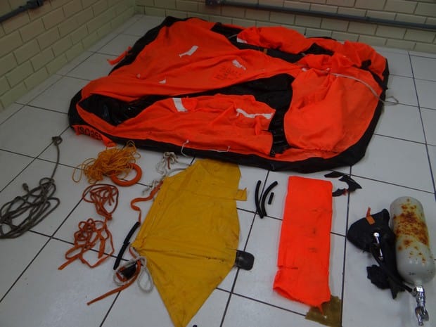 Búsqueda del Tunante II: Marina brasileña realiza pericias sobre el bote salvavidas encontrado