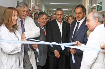 Avellaneda: Scioli y Ferraresi inauguraron obras en dependencias de Salud