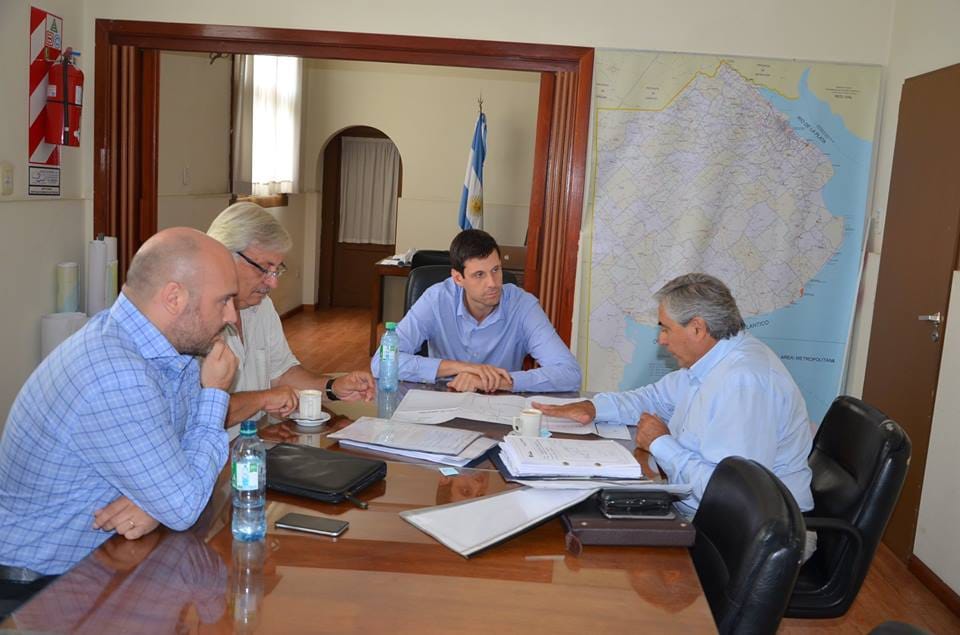 El intendente de Villegas se reunió con autoridades provinciales por la crisis hídrica