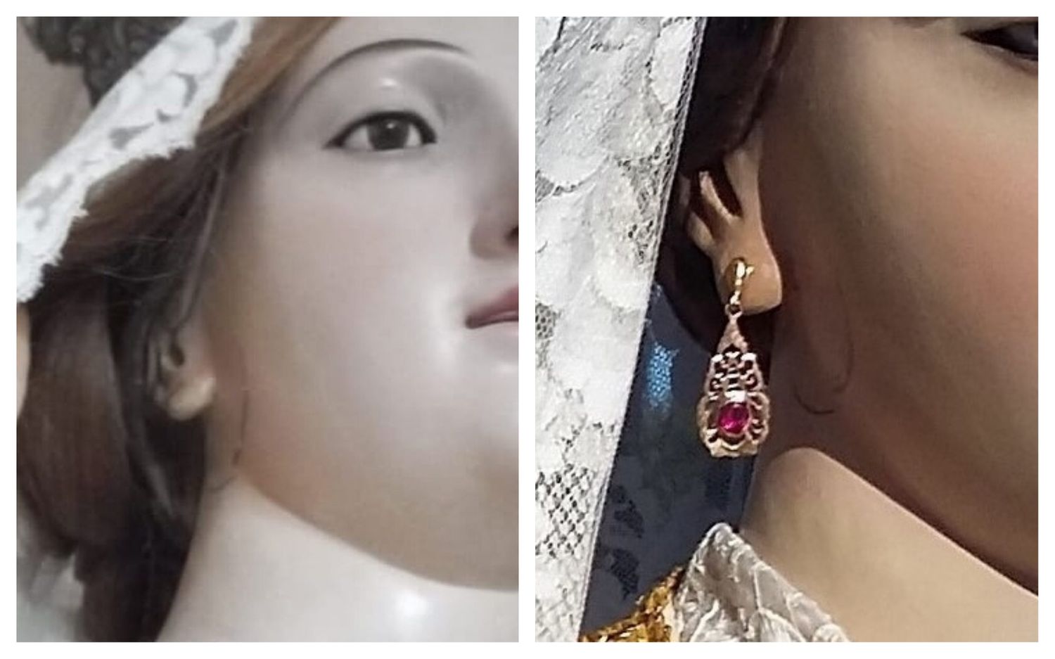 Insólito: Robaron aros de oro y piedra de la Virgen de la Basílica de Mercedes