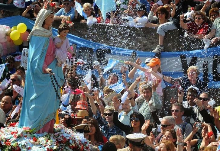 Celebran el 31° aniversario de la aparición de la Virgen del Rosario en San Nicolás