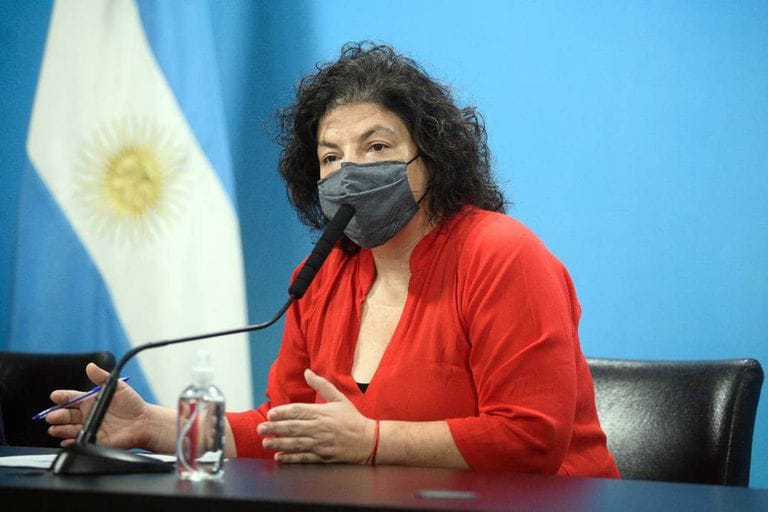 Vizzotti aseguró que Argentina está llegando al 50% de vacunados con primera dosis