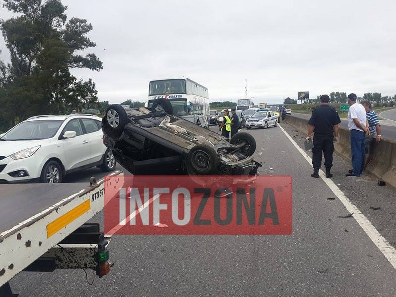 La hija de Nazarena Vélez protagonizó accidente en Ruta 2