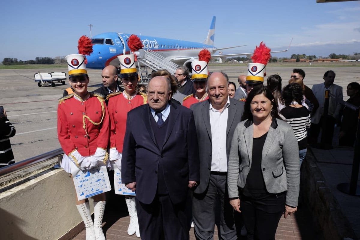 Aerolíneas arrancó sus vuelos de temporada a Mar del Plata