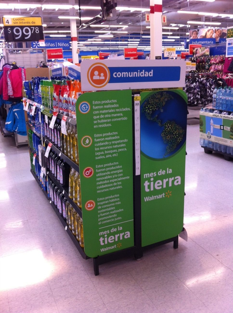 RSE: Walmart ofrece productos amigables en el "Mes de la Tierra"
