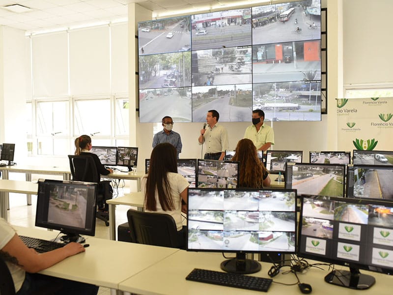 Florencio Varela: Duplicarán las cámaras de seguridad para superar las 400