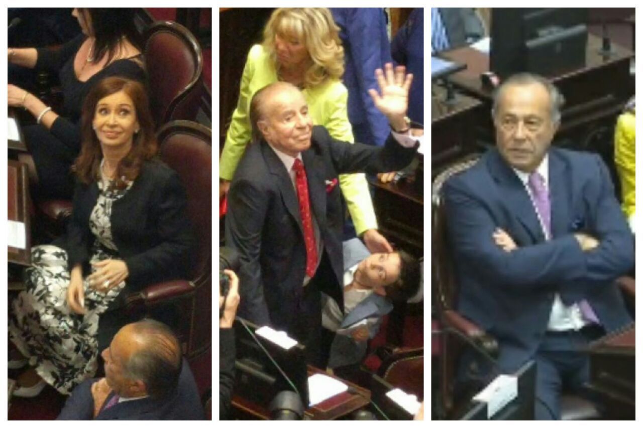 Cristina, Menem y el Adolfo, los expresidentes que juraron como Senadores nacionales