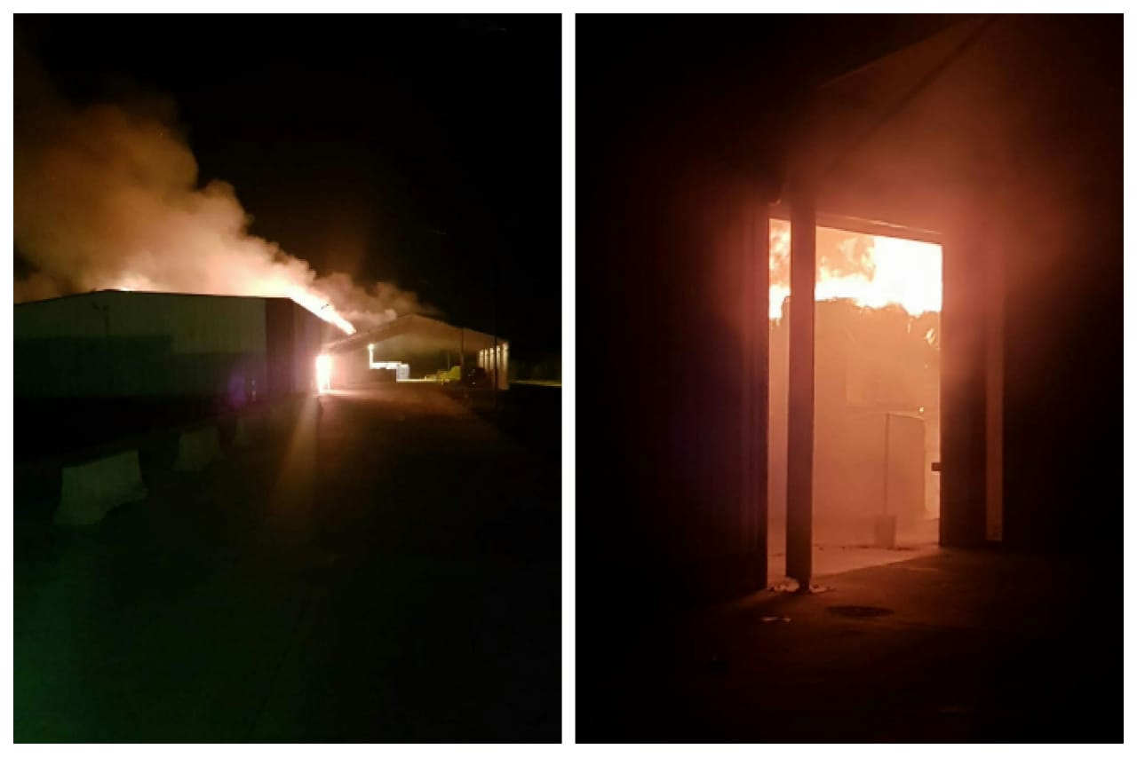 Voraz incendio destruyó un depósito de la cervecería Quilmes en Zárate