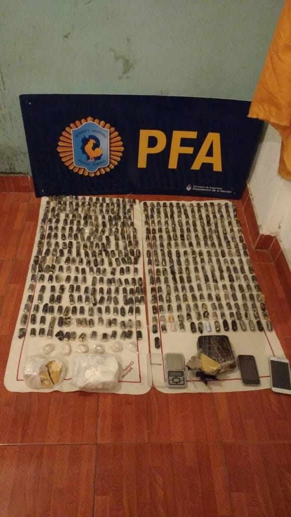 La Policía Federal secuestró más de 40 mil dosis de paco en distintos puntos del Conurbano