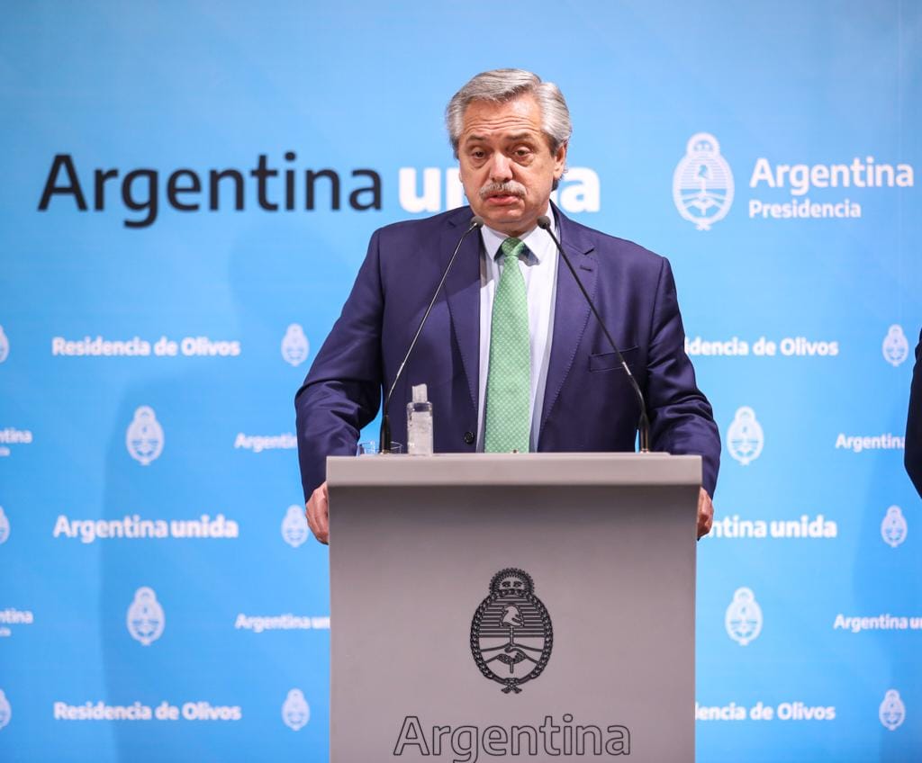 Carta de Alberto Fernández tras dictar la cuarentena: "Somos la Argentina, y superaremos este enorme desafío que nos impone la historia"