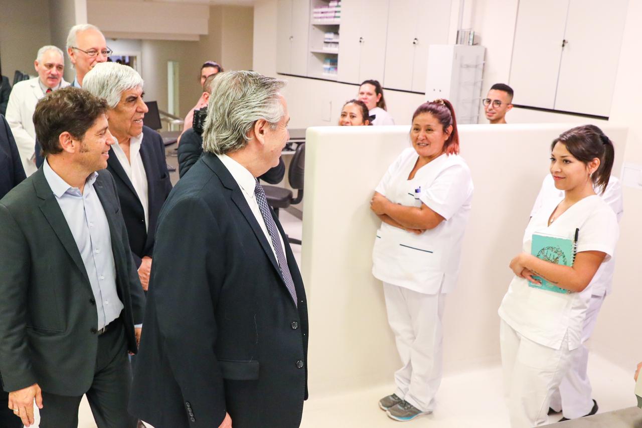 Alberto Fernández encabezó apertura del Sanatorio Antártida que atenderá a pacientes bonaerenses con Coronavirus