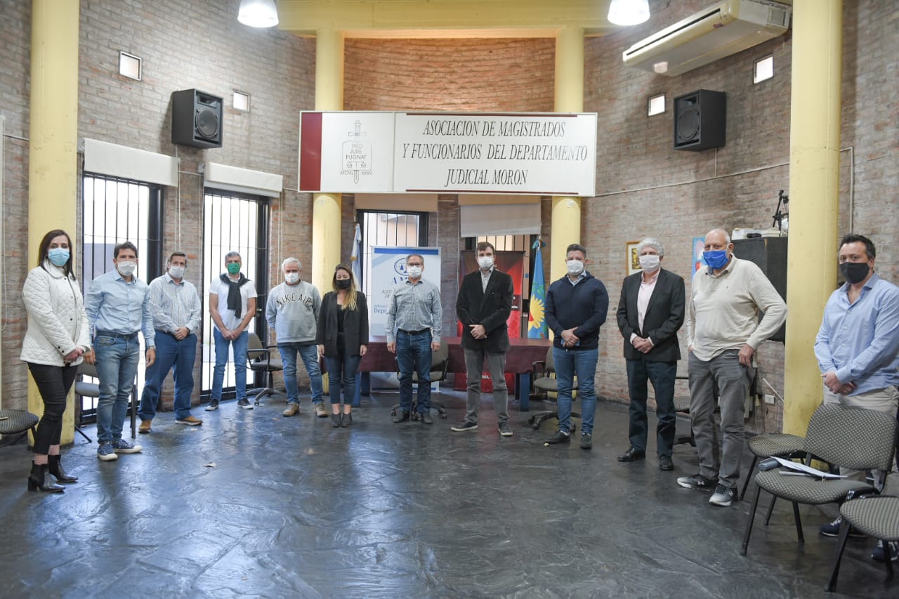 Libertad a presos en cuarentena: Intendentes se reunieron con la Asociación de Magistrados de Morón por la seguridad