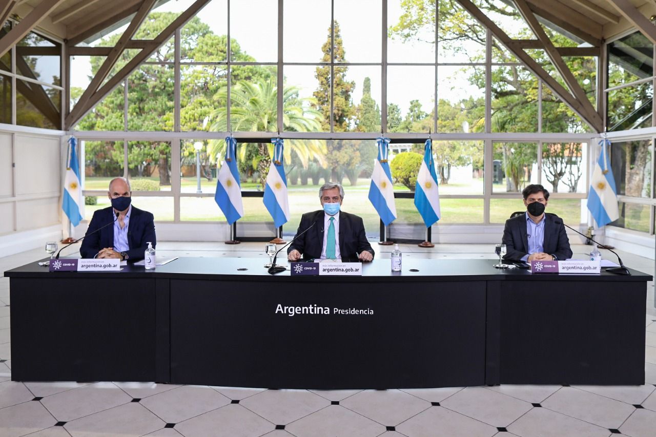 Alberto Fernández y Kicillof anunciaron la extensión de la cuarentena hasta el 16 de agosto igual que ahora