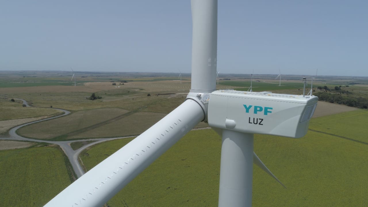 YPF Luz finalizó Los Teros, uno de los parques eólicos más grandes del país