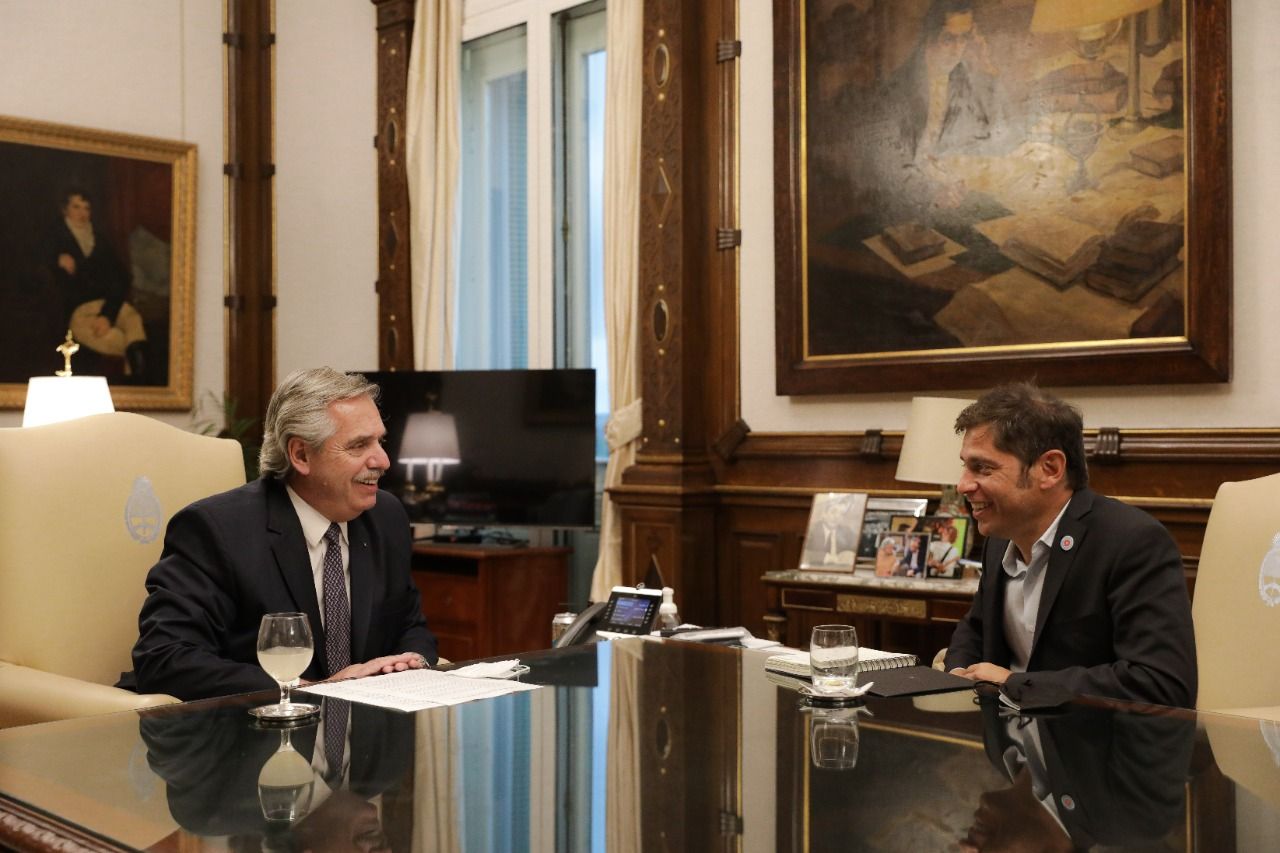 Alberto Fernández y Kicillof en Casa Rosada: Turismo y Covid-19, los principales ejes de la reunión