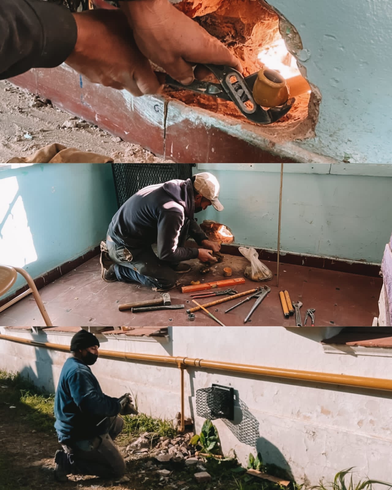 Escobar: Municipio y Provincia trabajan en la reparación de siete escuelas con problemas de calefacción