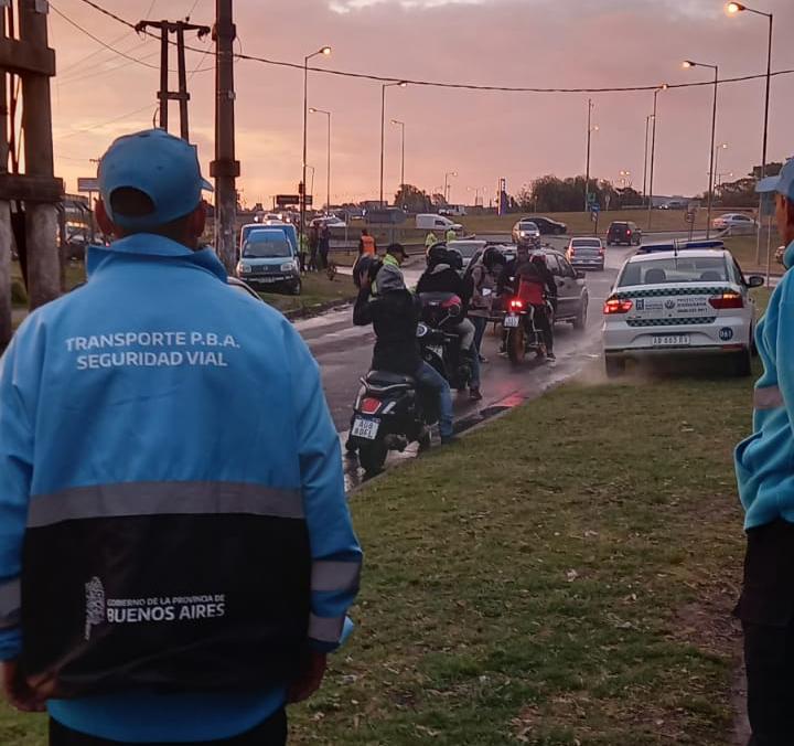 Operativo contra picadas: Transporte y municipios de zona norte del conurbano incautaron motos