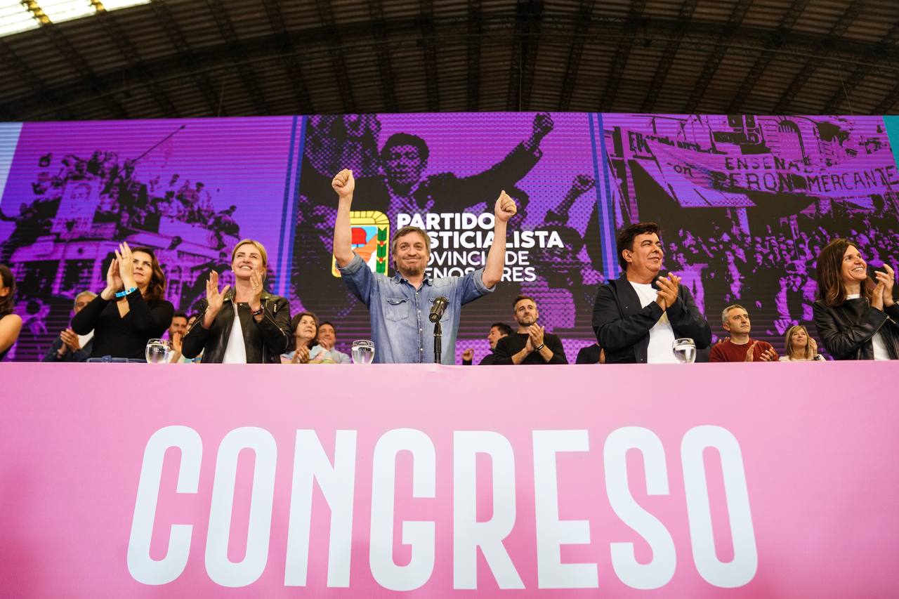 Máximo Kirchner cerró el Congreso del PJ Bonaerense de Mar del Plata
