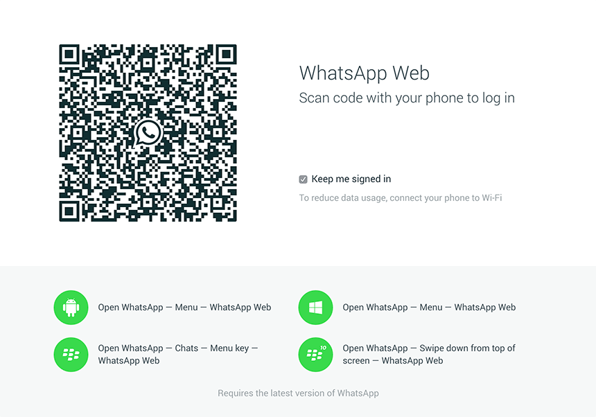 Lanzaron la versión web de Whatsapp