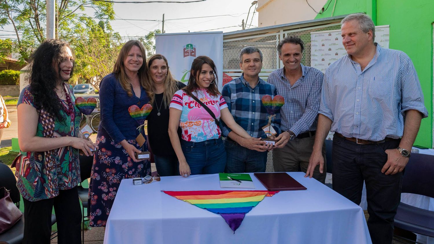 Zabaleta y Katopodis, junto a Donda, firmaron convenio para promover derechos de las personas LGTBI