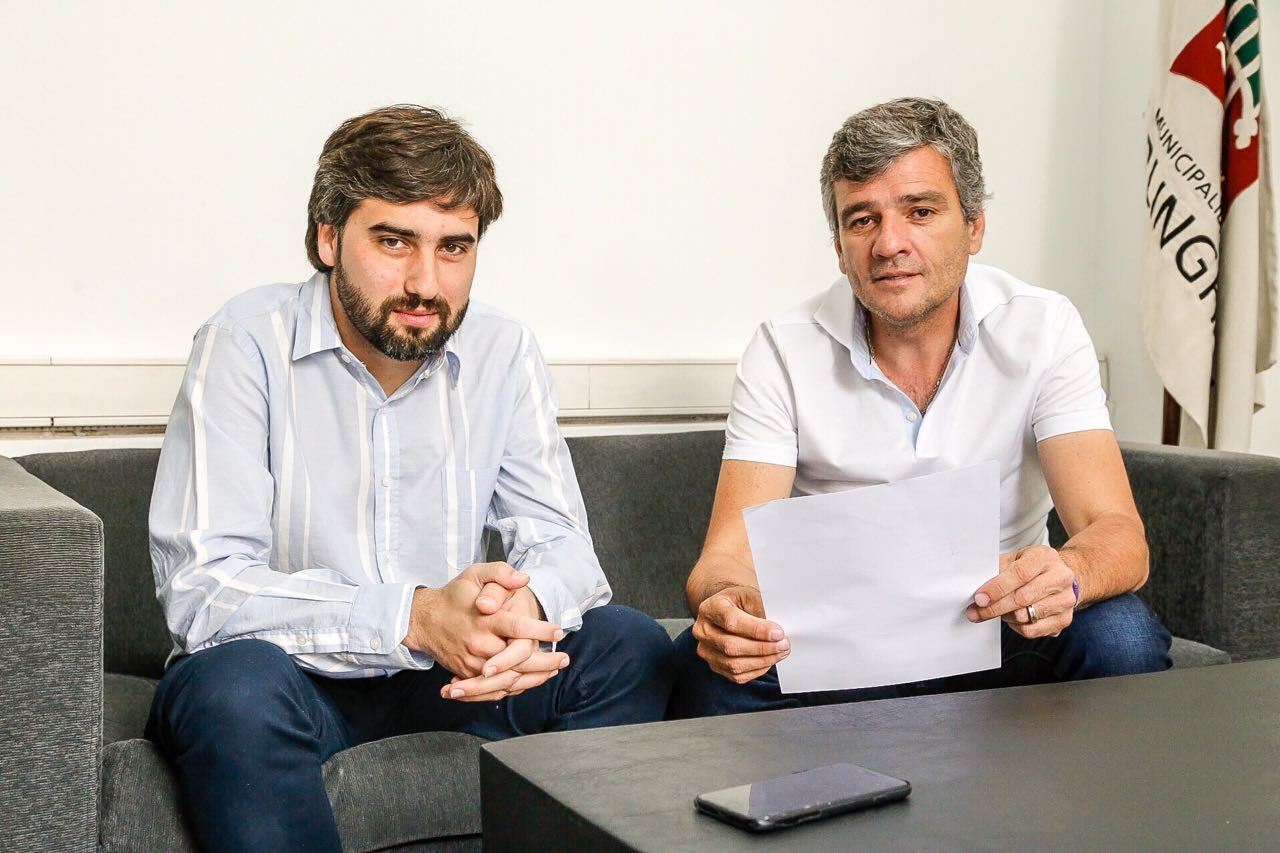 Hurlingham: Zabaleta se reunió con el presidente del Concejo Deliberante, Martín Rodríguez