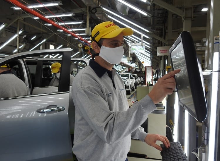 Toyota extremó las medidas preventivas por el aumento de casos de Covid en su planta de Zárate