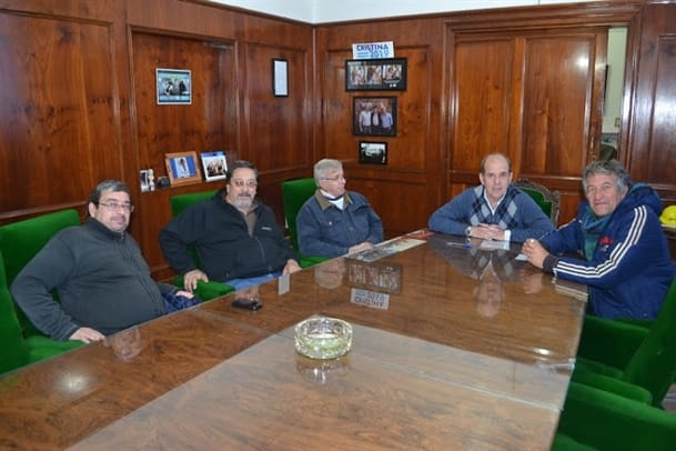 Zurro se reunió con directivos de la Liga Pehuajense de Fútbol 