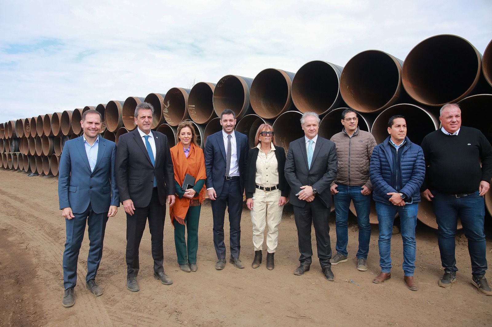Massa anunció la obra “Reversión del Gasoducto Norte”. Foto 3