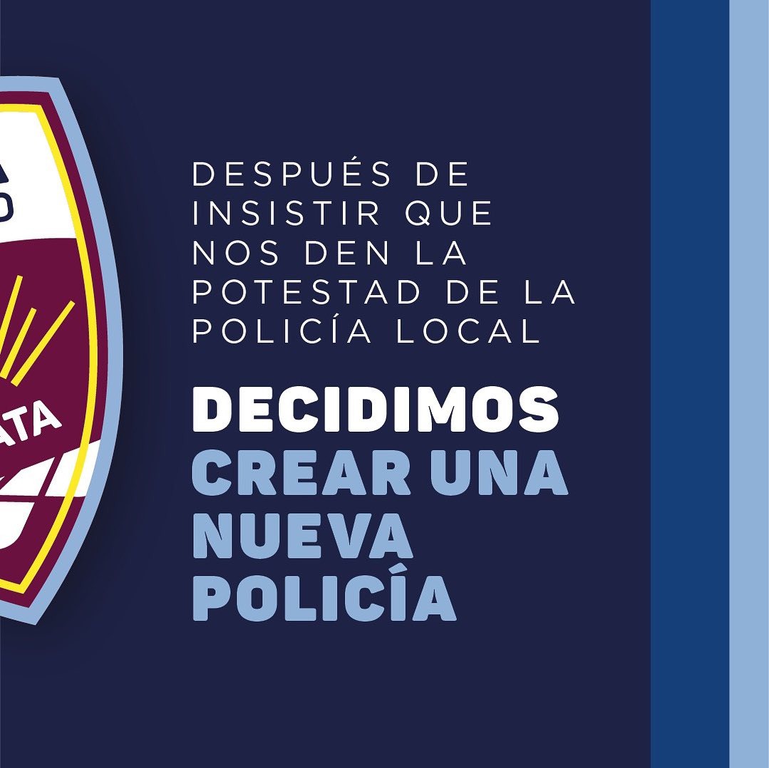 Nueva Policía de la ciudad. La Plata. 2