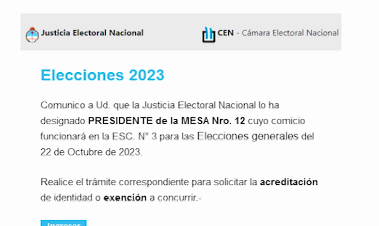 Advierten Por Estafa Con Un Mail Sobre Las Elecciones La Noticia