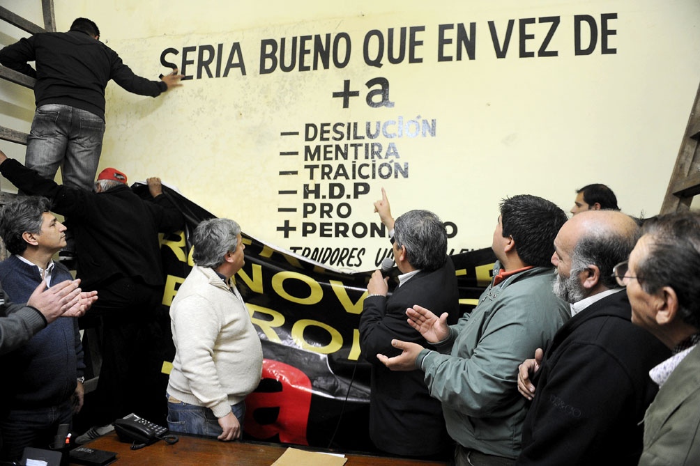 Vera se va del Frente Renovador en 2013