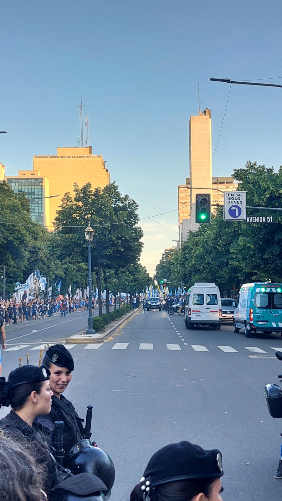La gente espera la salida de Cristina Fernández de Kirchner.