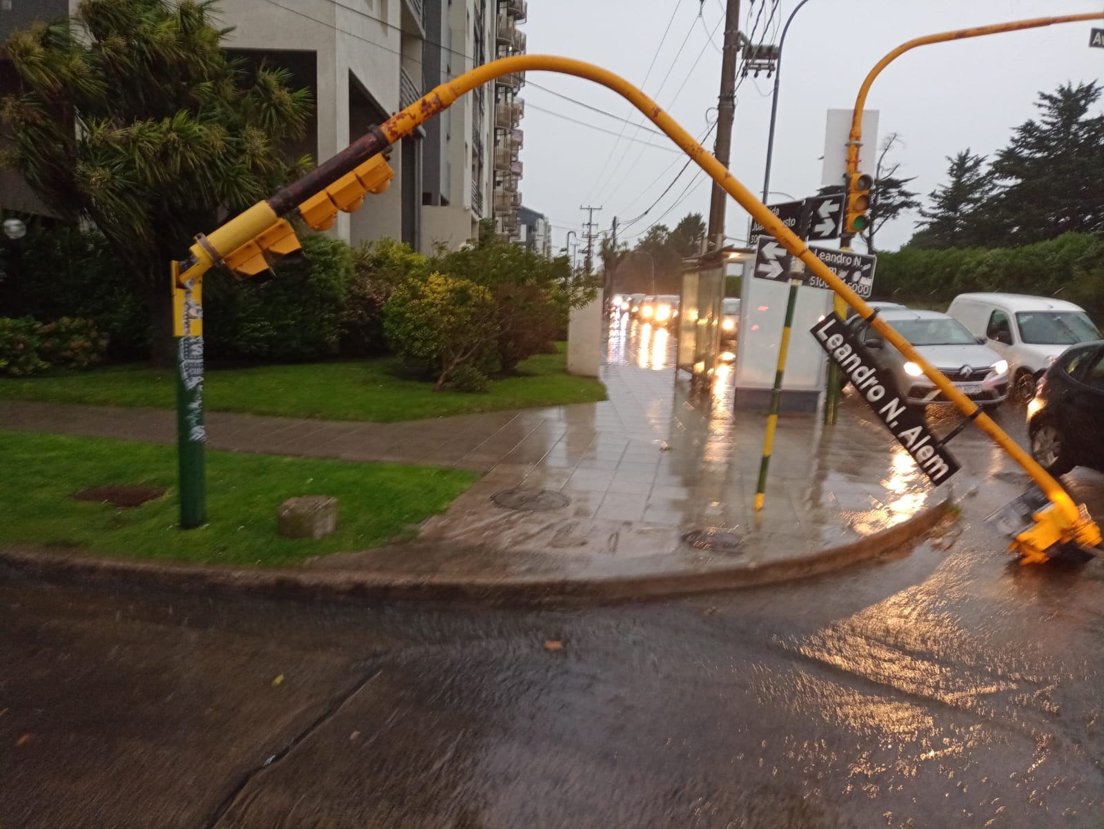 temporal en mar del plata