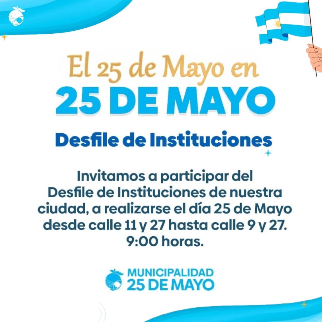 Actividades sábado 25 de mayo.