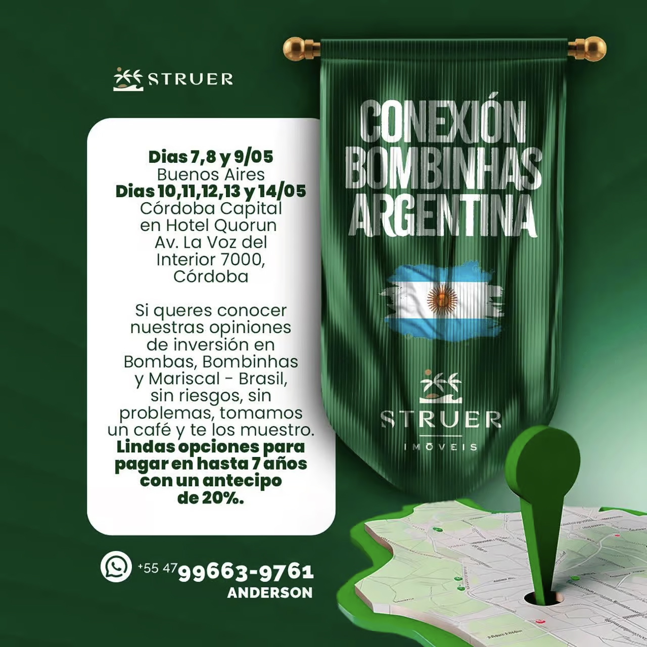 Conexión Bombinhas Argentina