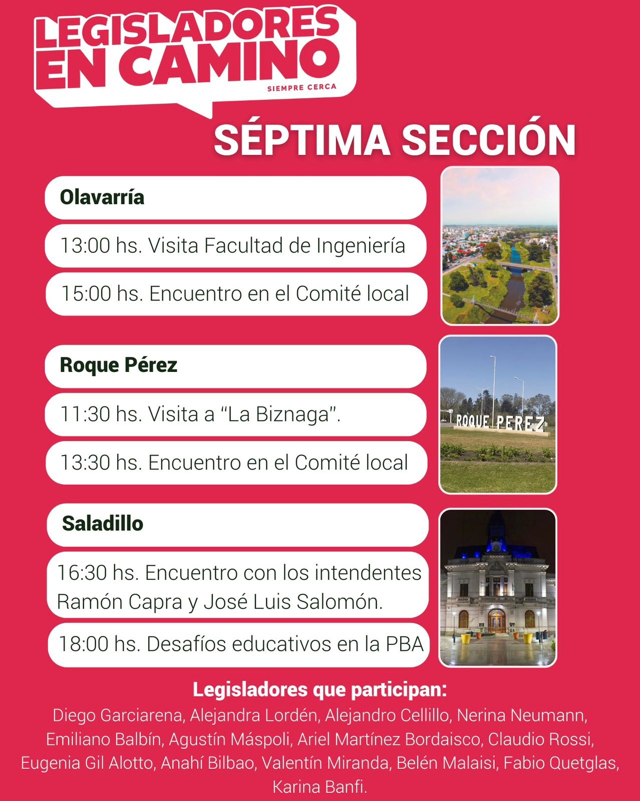 Legisladores en Camino