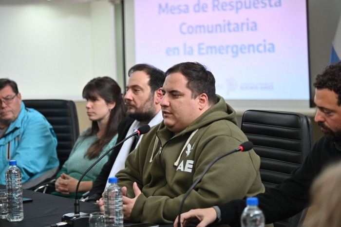 Fidanza encabezó la presentación