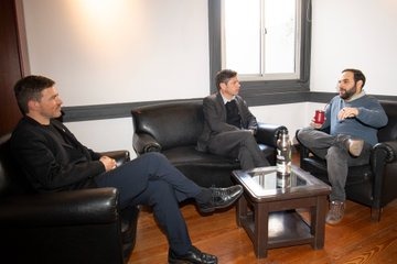 La reunión con Gonzalo Civila.