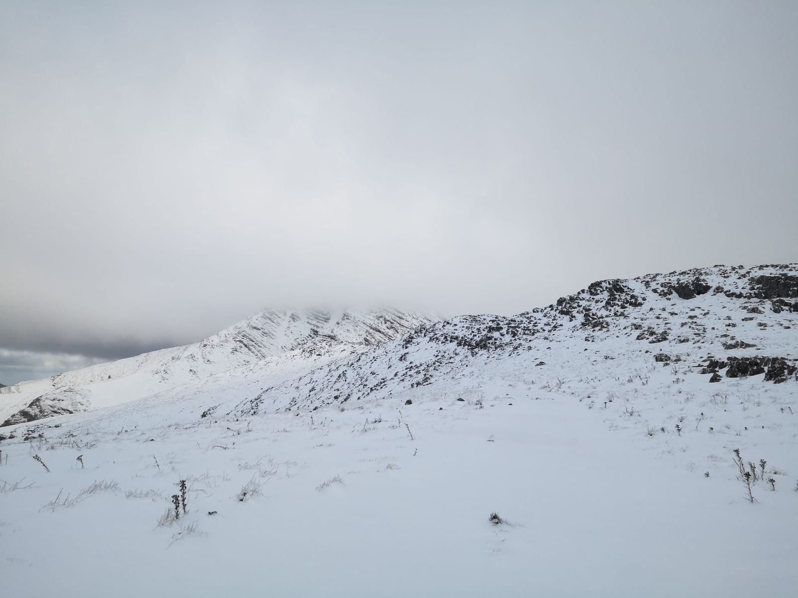 nieve cerro tres picos