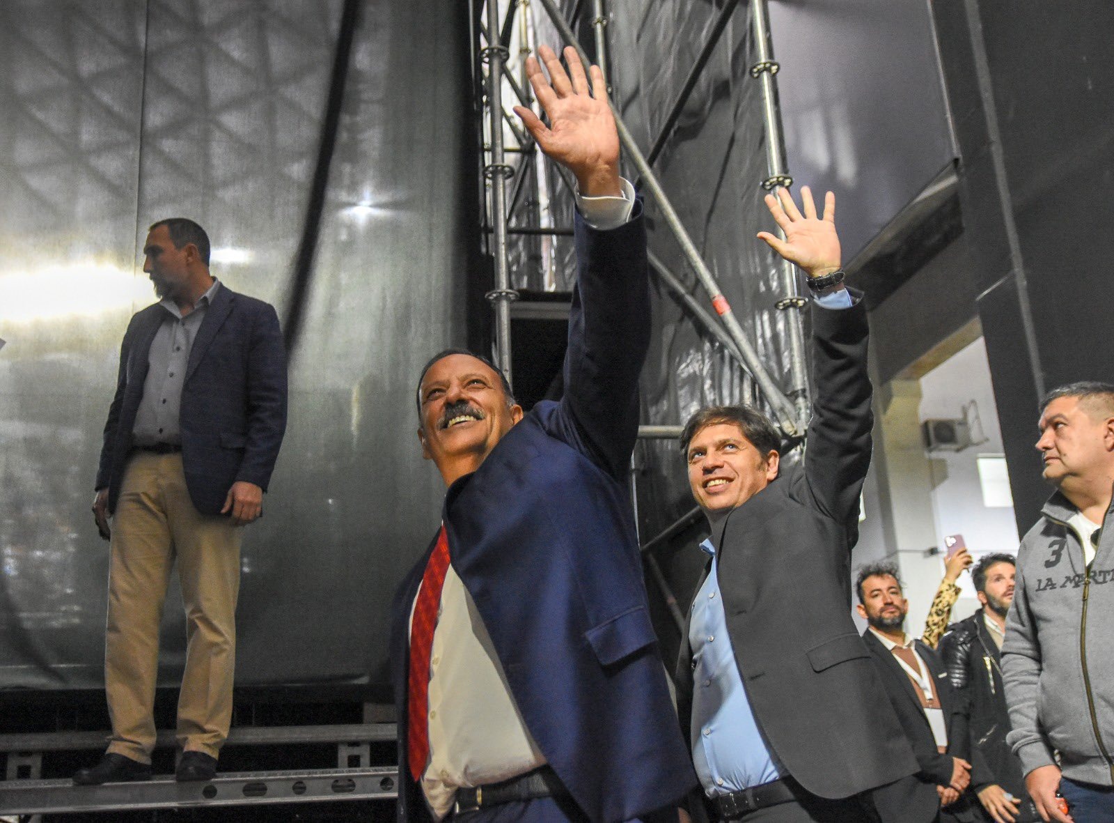 Quintela y Kicillof en La Rioja.