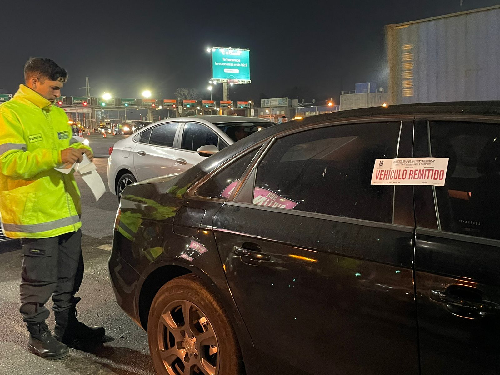 La ANSV volvió a realizar controles en la Panamericana.