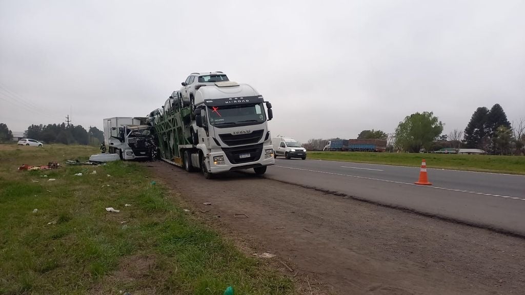 El conductor de camión "mosquito" resultó ileso, es oriundo de la provincia de Córdoba.